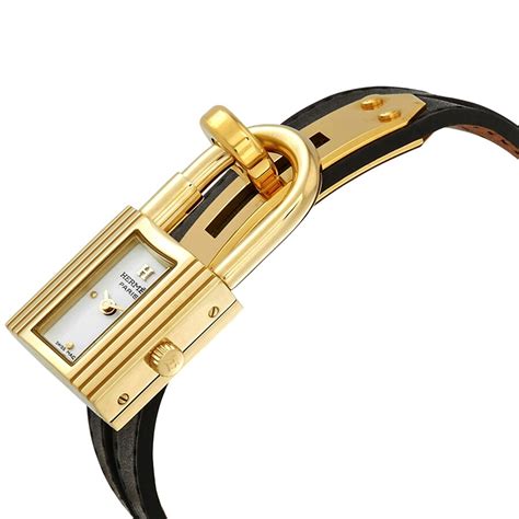 Hermes Kelly Watch Black 